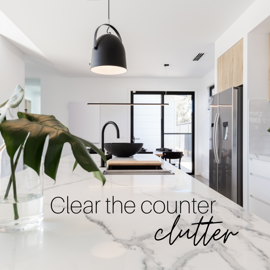 clutter-free counters