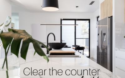 How To Have Clutter-Free Counters: 3 Steps